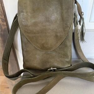 Latico Sage Leather Crossbody Bag